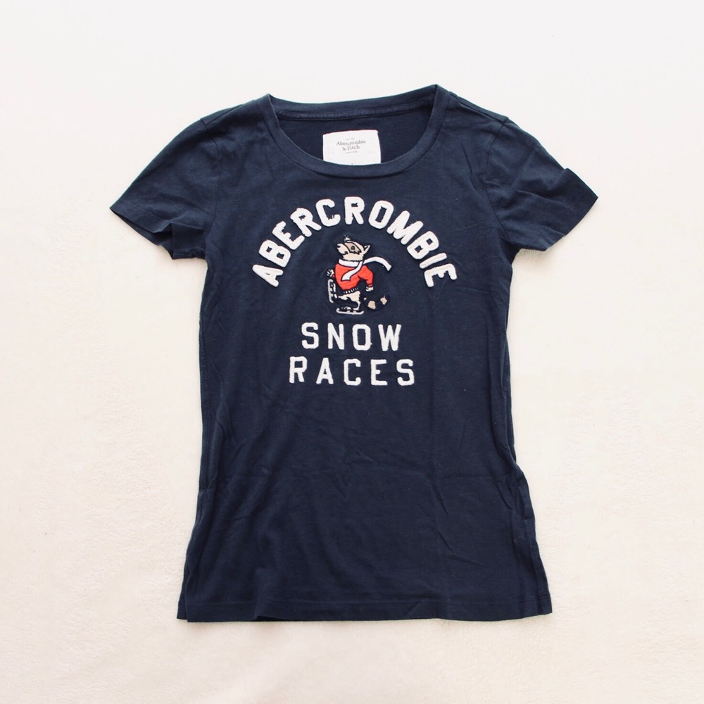 Abercrombie & Fitch Embroidered Graphic T-Shirt
